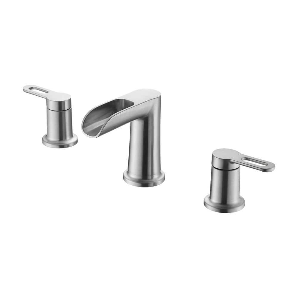 VividFall 8 in. Widespread 2-Handle Bathroom Faucet