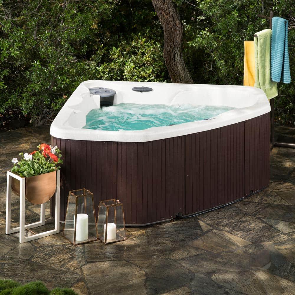 Lifesmart Spas LS300 Plus 110 Volt 2-Person 17-Jet Plug and Play Hot Tub with Ozonator