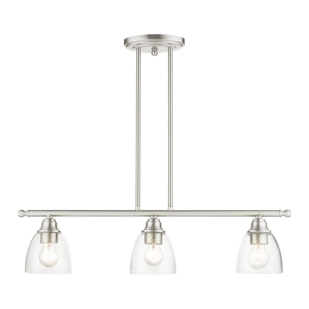 Livex Lighting Montgomery 3 - Light Chandelier in  Brushed Nickel