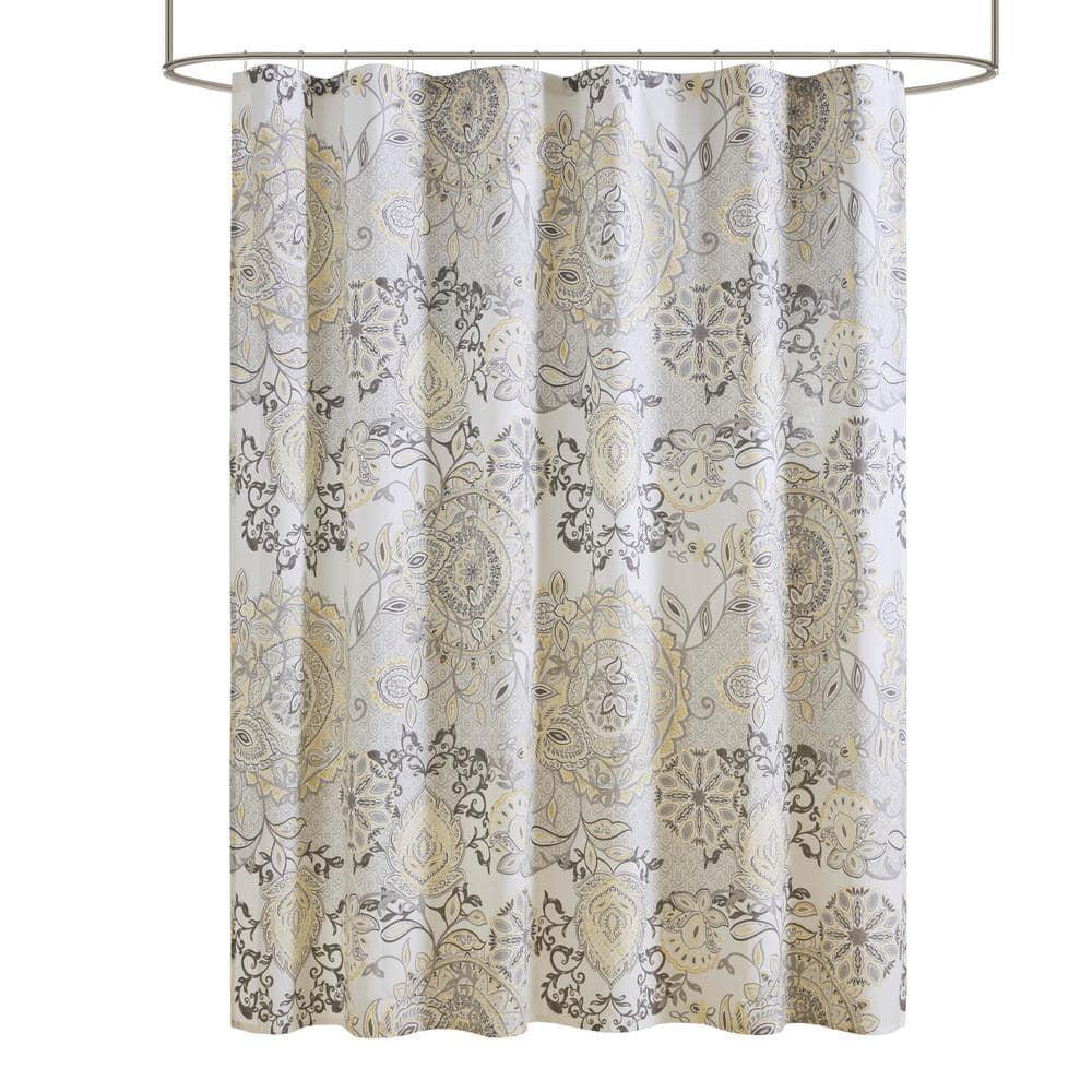Madison Park Isla 100% Cotton Shower Curtain & Reviews | Wayfair