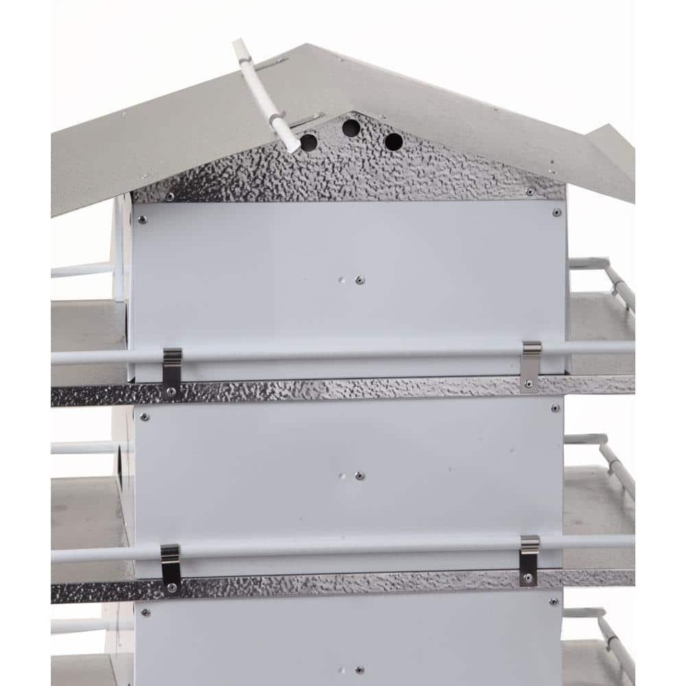 Birds Choice Birds Choice Large Coates Original 4-Level, 16-Suite Purple Martin Bird House, White/Grey