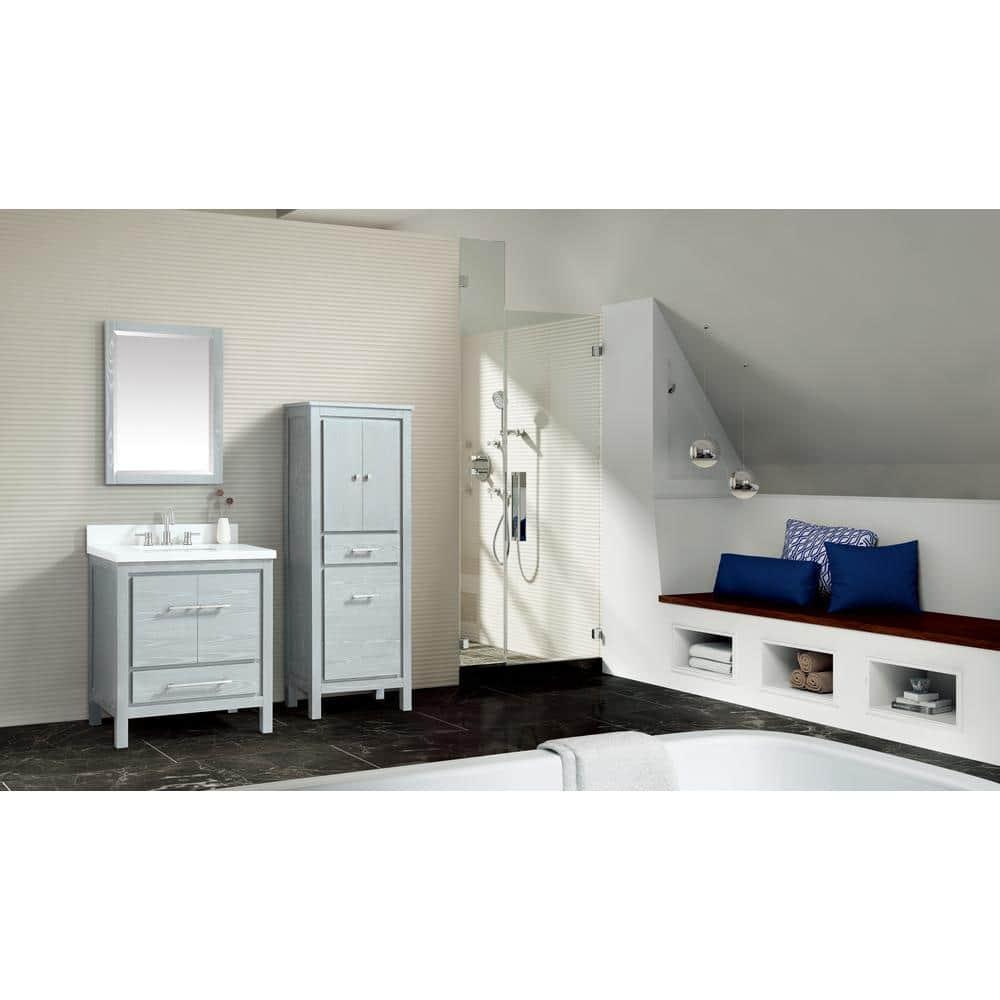 Azzuri Riley-M24 Riley 24" W X 32" H Rectangular Framed Bathroom Wall Mirror - Sea Salt