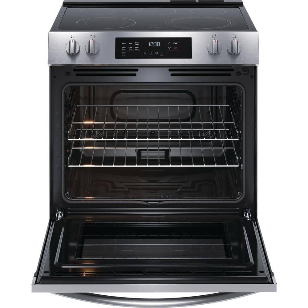Frigidaire Fcfe3062a 30" Wide 5.3 Cu. Ft. Electric Range - Stainless Steel