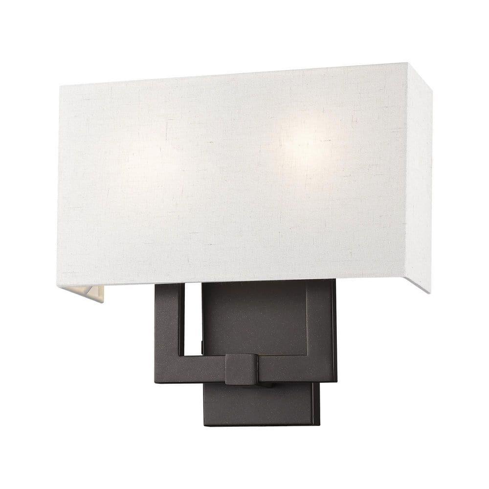 Livex Lighting Meridian 2 - Light Wall Light in  English Bronze