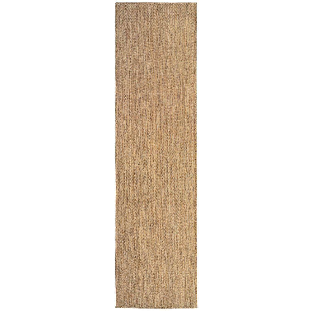 Nourison Horizon Indoor/Outdoor 2' x 6' Natural Modern Rug