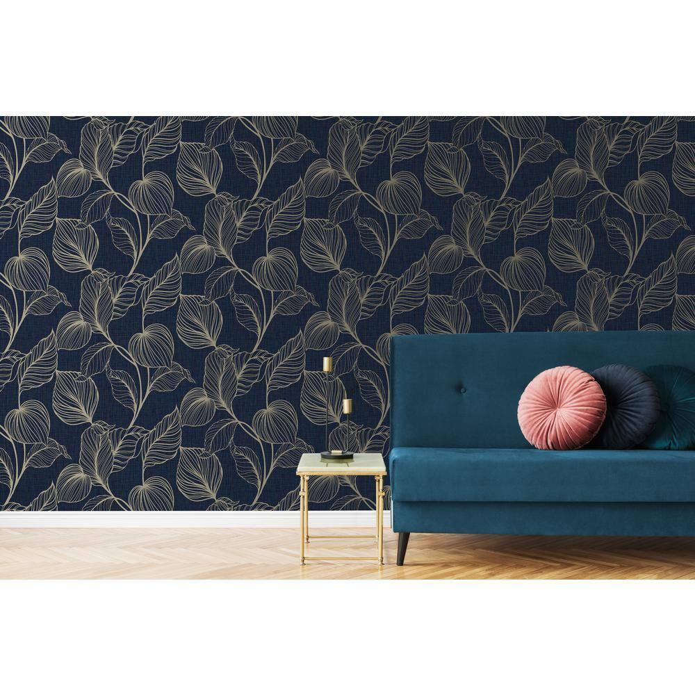 Royal Palm Sapphire Wallpaper