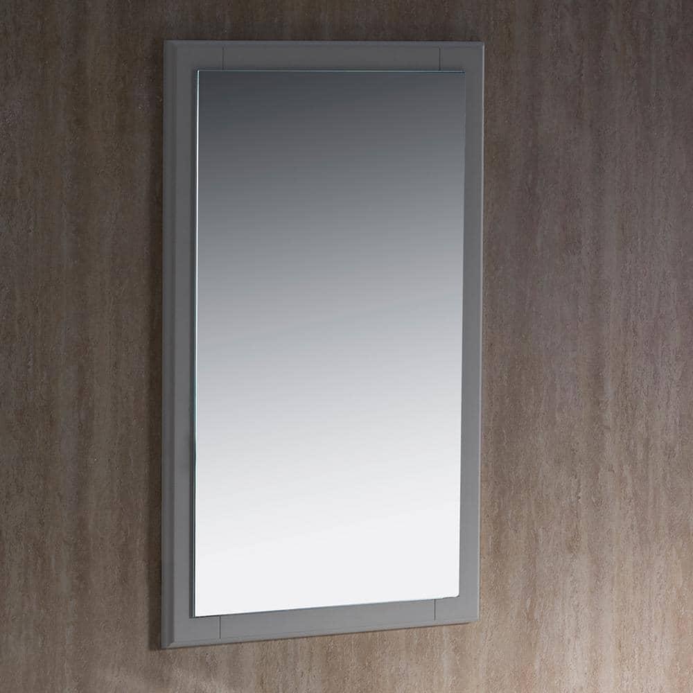 Oxford Wood Flat Wall Mirror