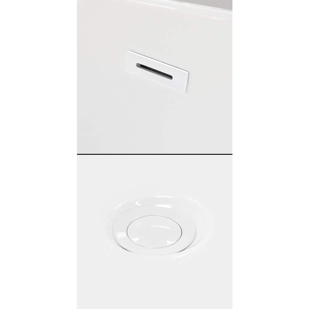 Wyndham Collection Grayley 66'' x 32'' Alcove / Tile In Soaking Acrylic Bathtub WCBTW16632LSWTRIM