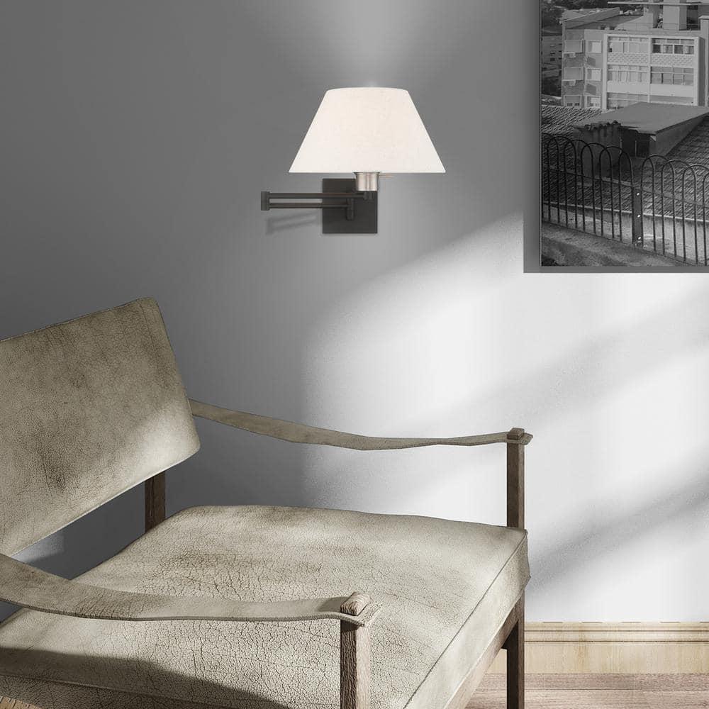 Livex Lighting 1 - Light Wall Light in  Black