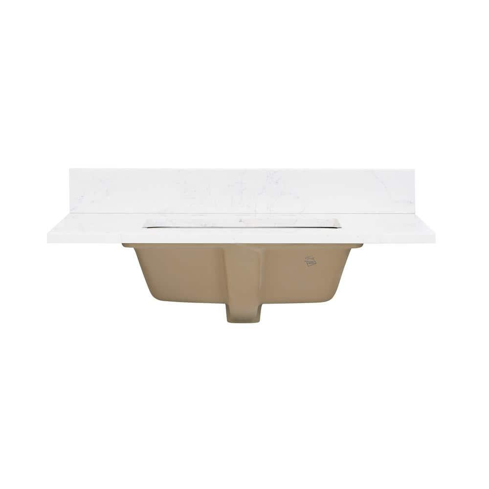 Altair Ceres 31" Engineered Stone Single Bathroom Vanity Top with Sink