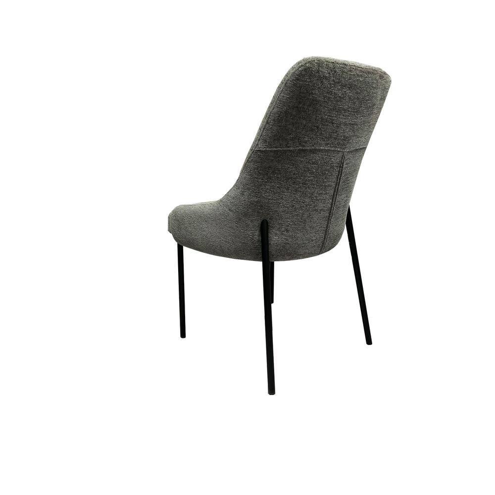 New Spec Inc 18'' H Fabric Upholstered Metal Side Chair (Set of 2)