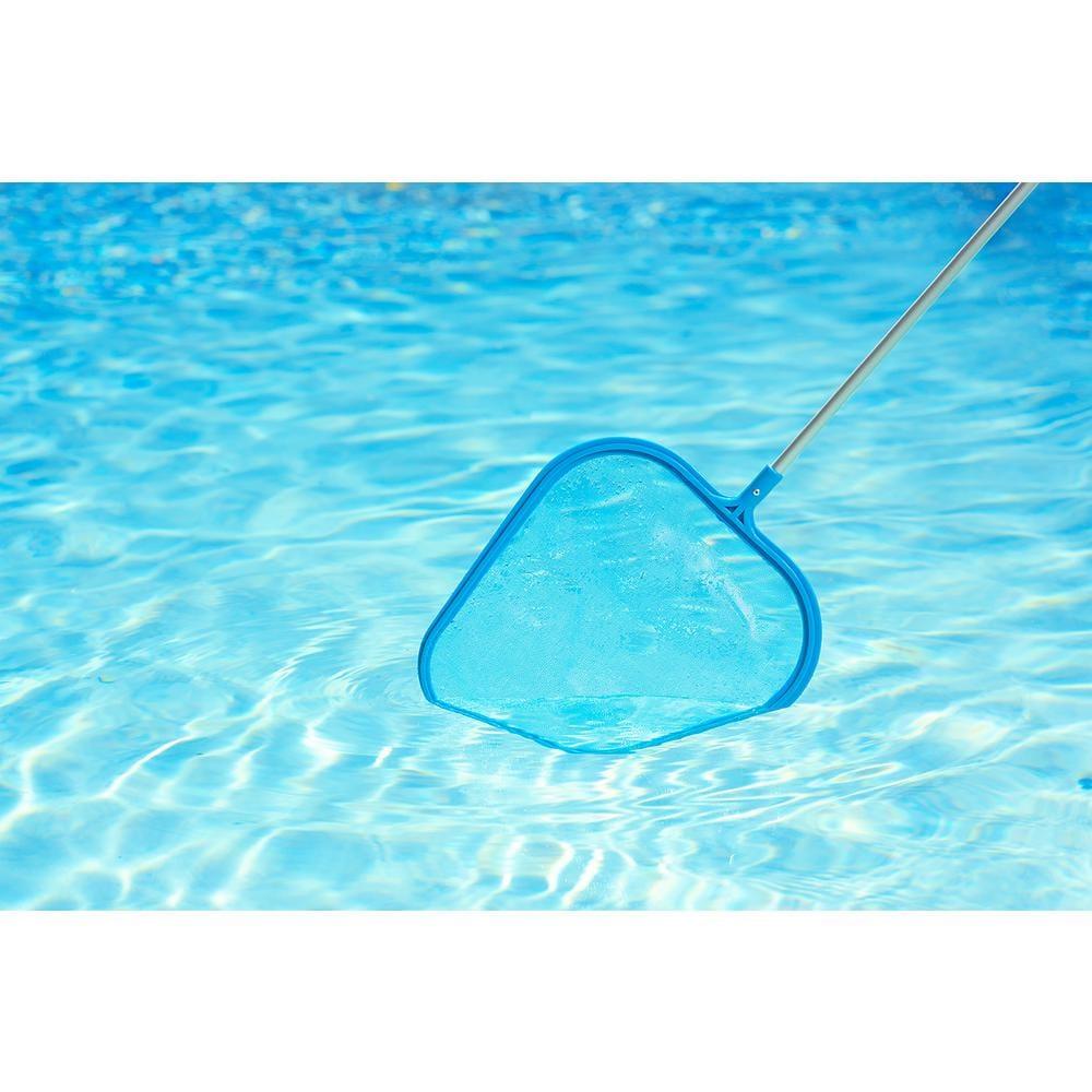 Poolmaster Swimming Pool Leaf Skimmer with 4" 2pc Pole - Essential Collection