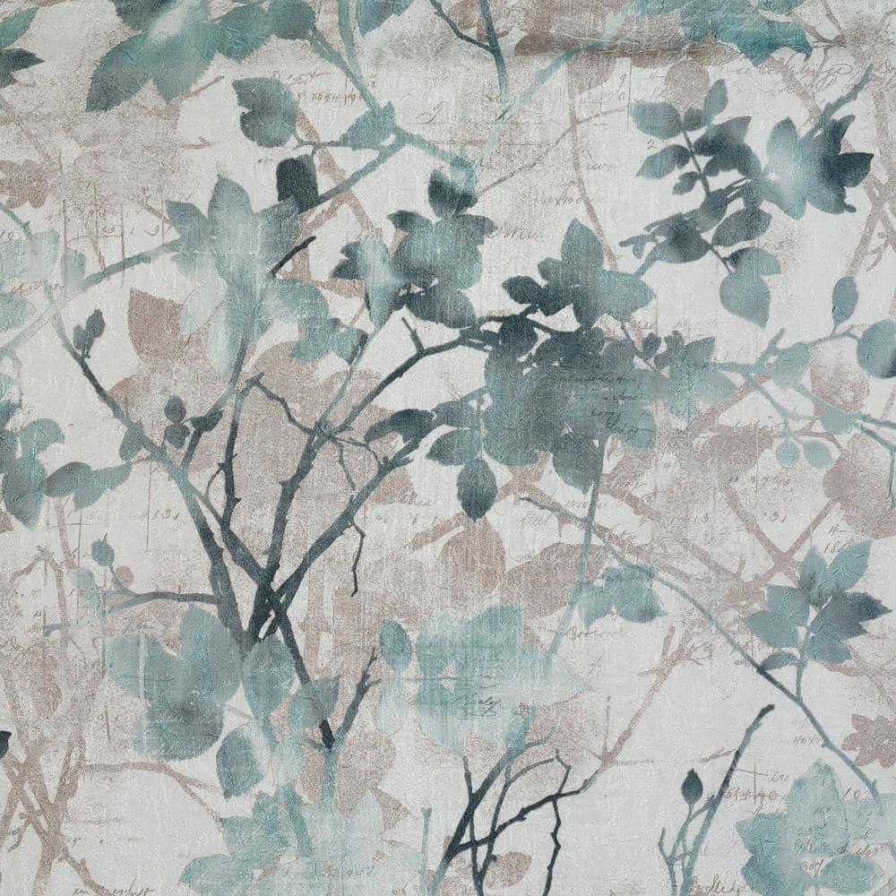 Kate Aurora Country Living 100% Thermal Lined Grommet Top Floral Room Darkening Curtains - 50 in. W x 63 in. L, Blue