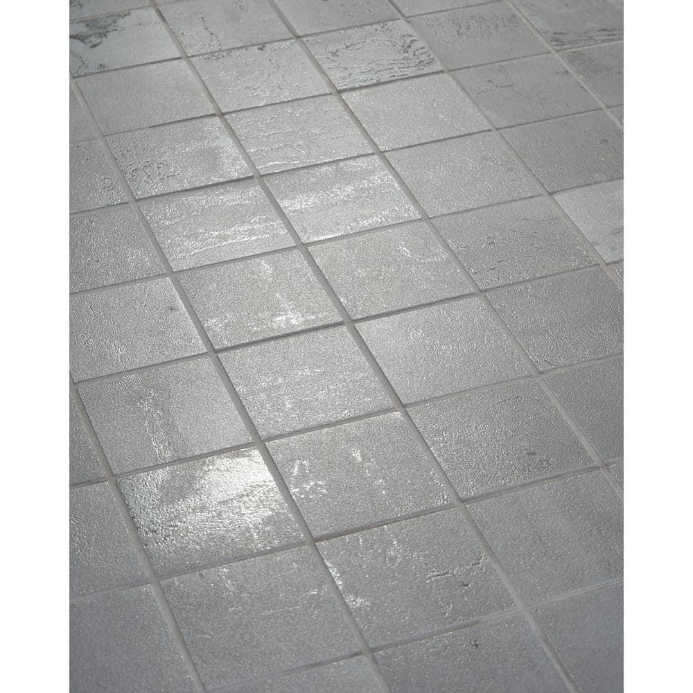 Angela Harris Alloy 2" x 2" Porcelain Metal Look Mosaic Wall & Floor Tile Tile ( 0.92 sq. ft. / box )