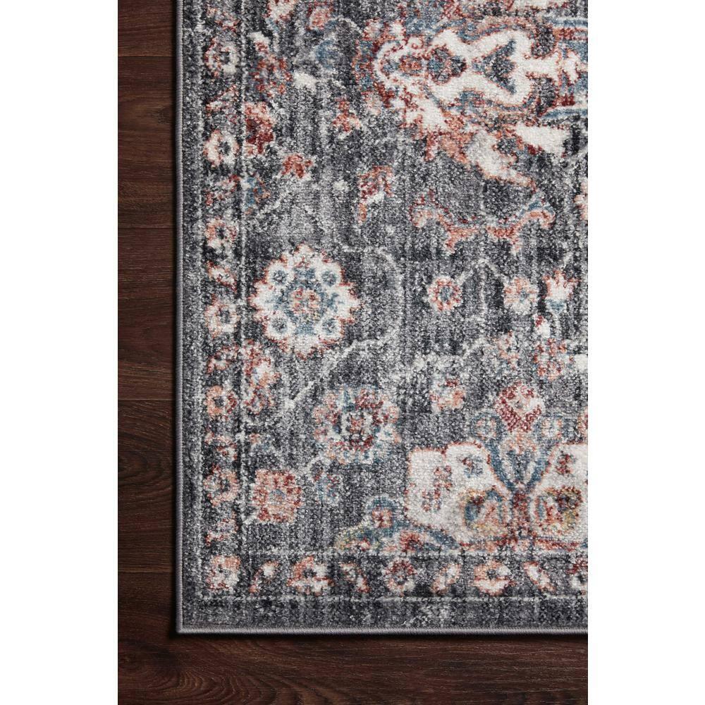 Loloi II Cassandra Collection CSN-03 Charcoal / Rust Oriental Area Rug 5'-3" x 7'-9"