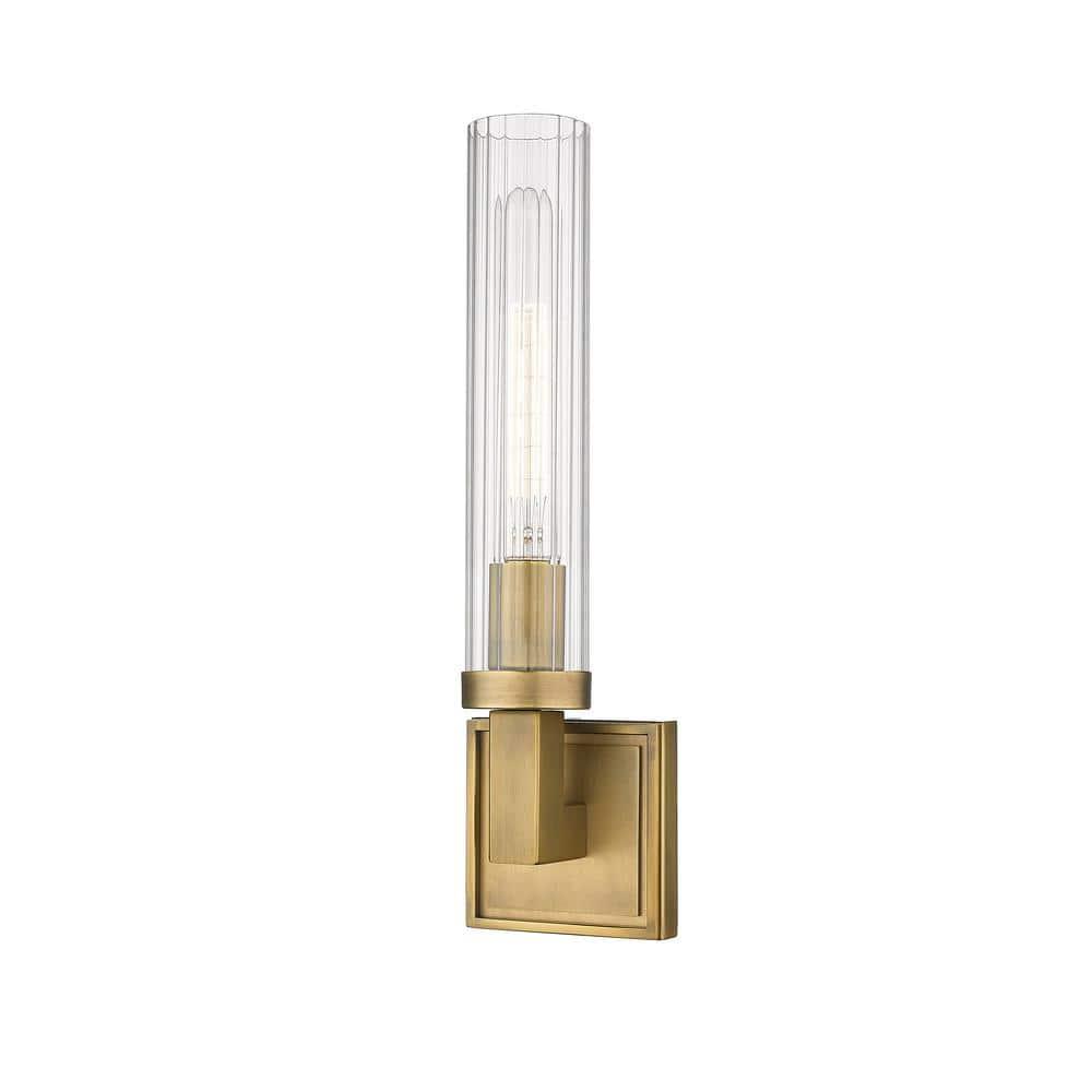 Z-Lite Beau 1 - Light Wall Light in  Rubbed Brass