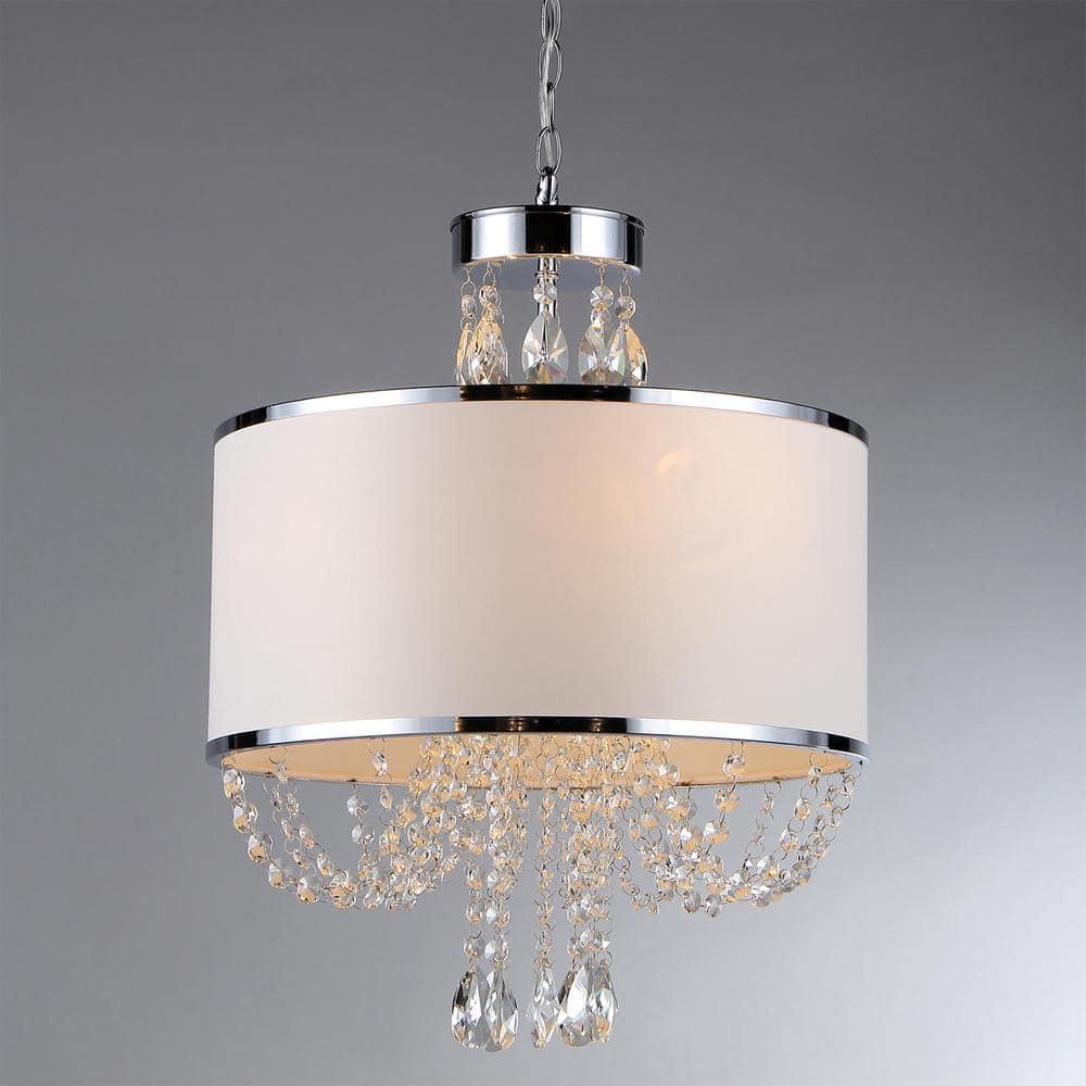 Warehouse of Tiffany Hera Shaded Crystal 4-light Chandelier
