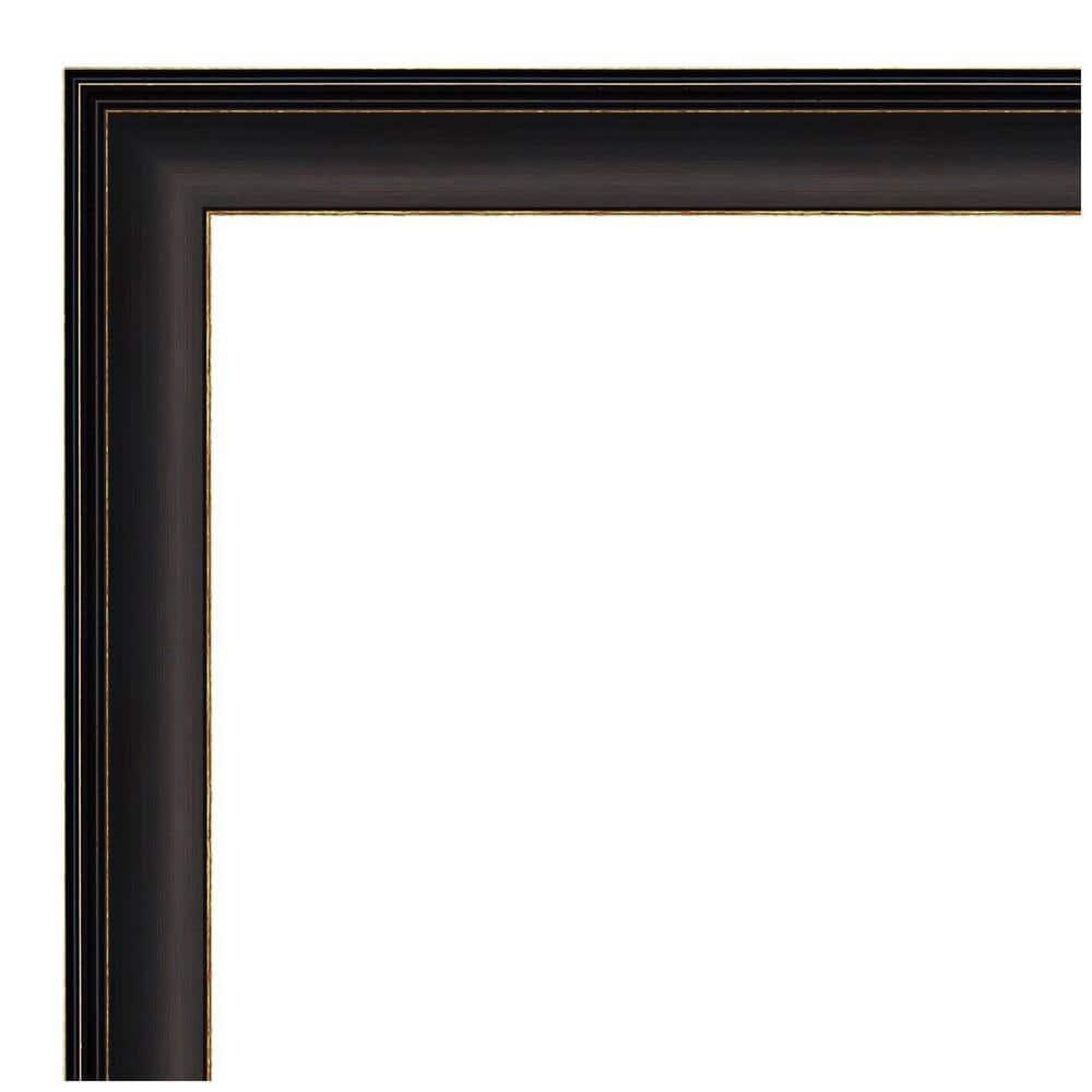 Amanti Art 20" x 24" Trio Oil Rubbed Framed Bathroom Vanity Wall Mirror Bronze: Modern Rectangle Beveled, Wall Mount, Polystyrene Frame
