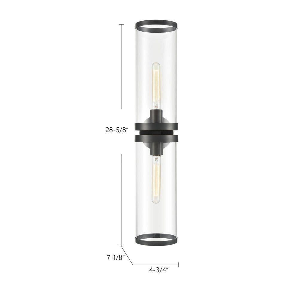 Alora Lighting Revolve II Steel Flush Mounted Sconce