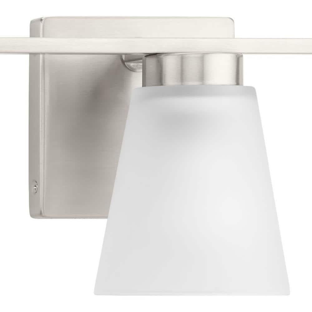 Progress Lighting Tanner 3 - Light Vanity in  Brushed Nickel