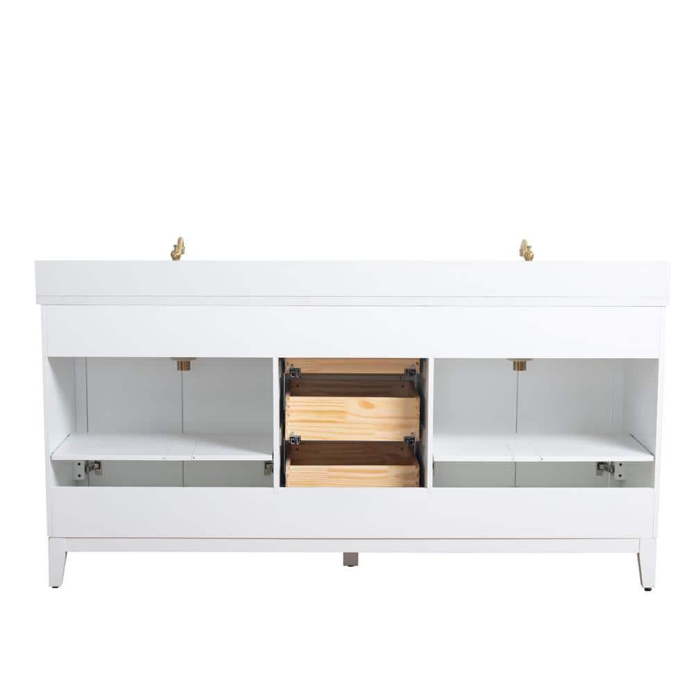 72 Double Bathroom Vanity with Top