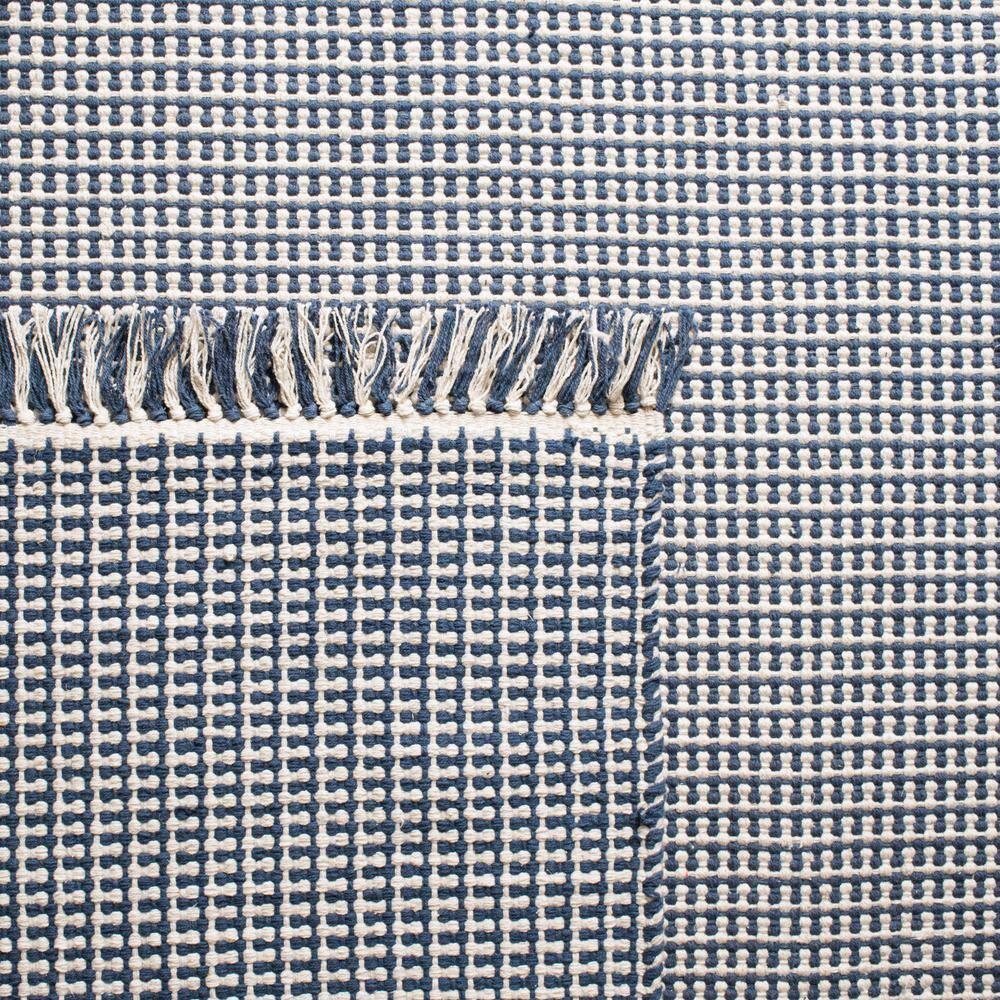 Montauk MTK340 Hand Woven Indoor Area Rug - Ivory/Navy - 6'x9' - Safavieh