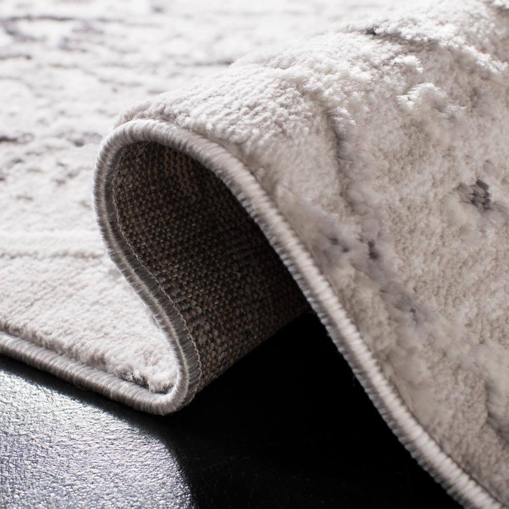 Amelia ALA783 Power Loomed Area Rug  - Grey/Light Grey - 5'3"x7'6" - Safavieh.