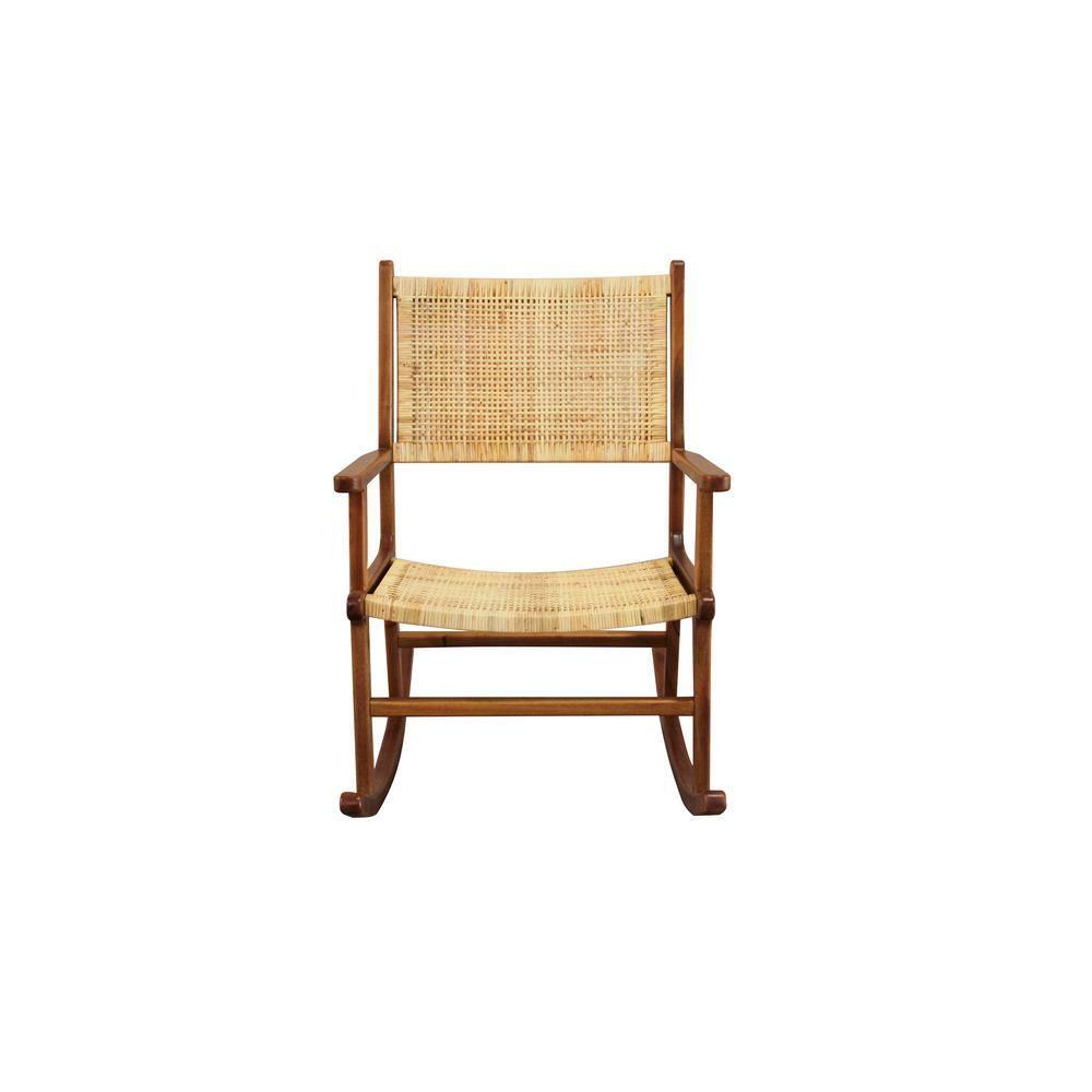 Carolina Living Karson Rocking Chair - Caramel