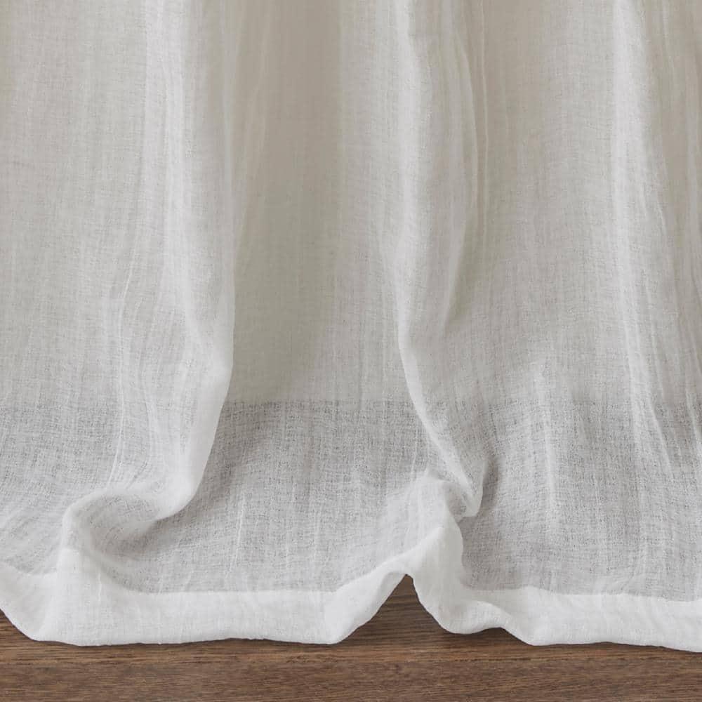 Madison Park Harper Solid Crushed Curtain Panel Pair (Set of 2)
