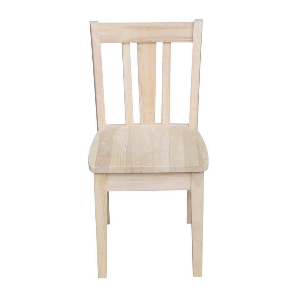 International Concepts San Remo Unfinished Kids Chair (Set of 2)
