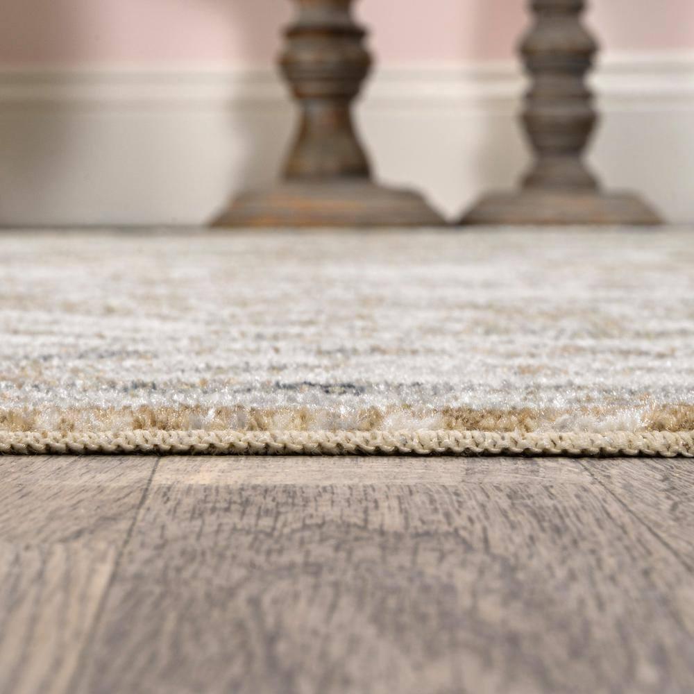 JONATHAN Y Keesha Bold Distressed Medallion Low-Pile Machine-Washable Green/Cream 5 ft. x 8 ft. Area Rug