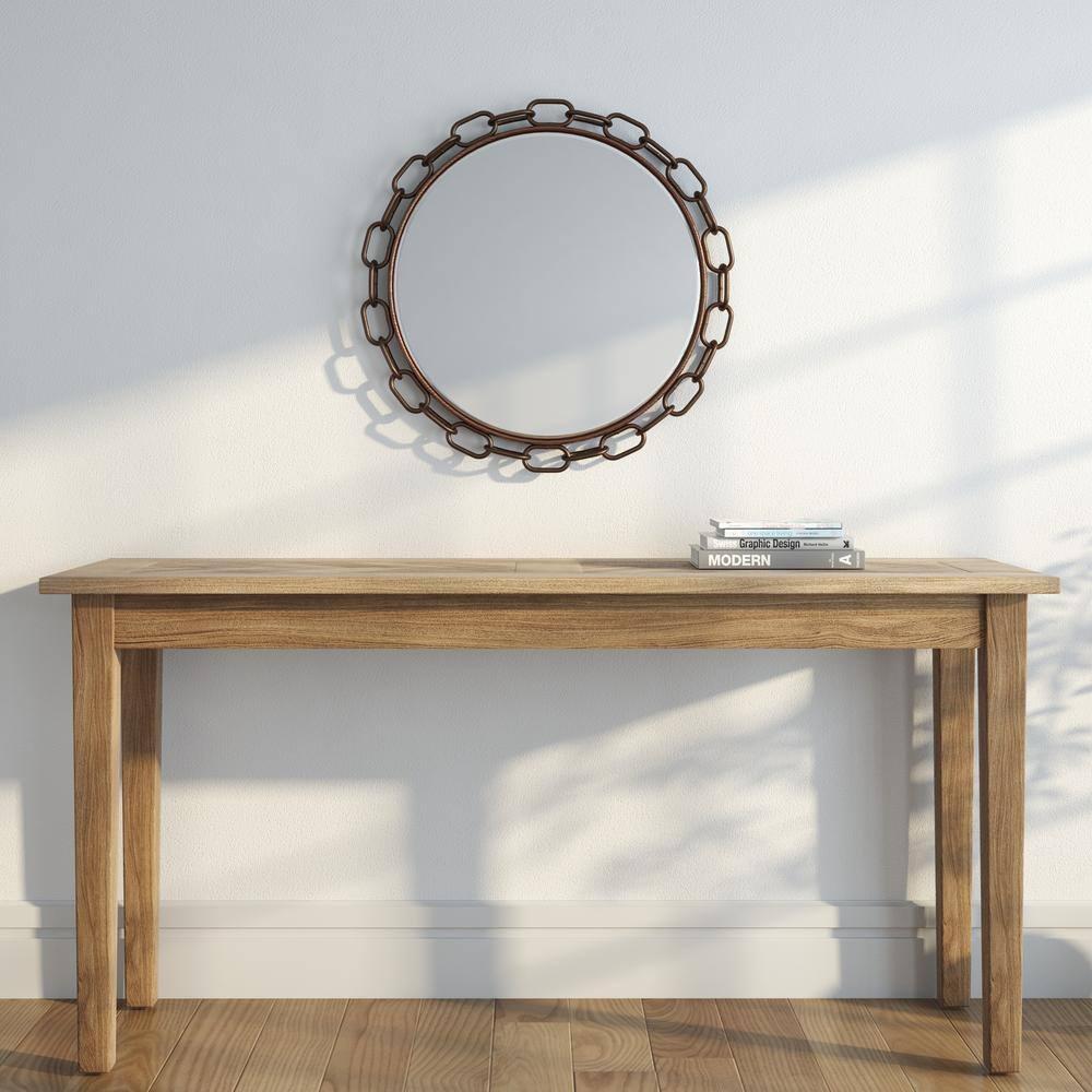 17 Stories Sista Metal Flat Wall Mirror