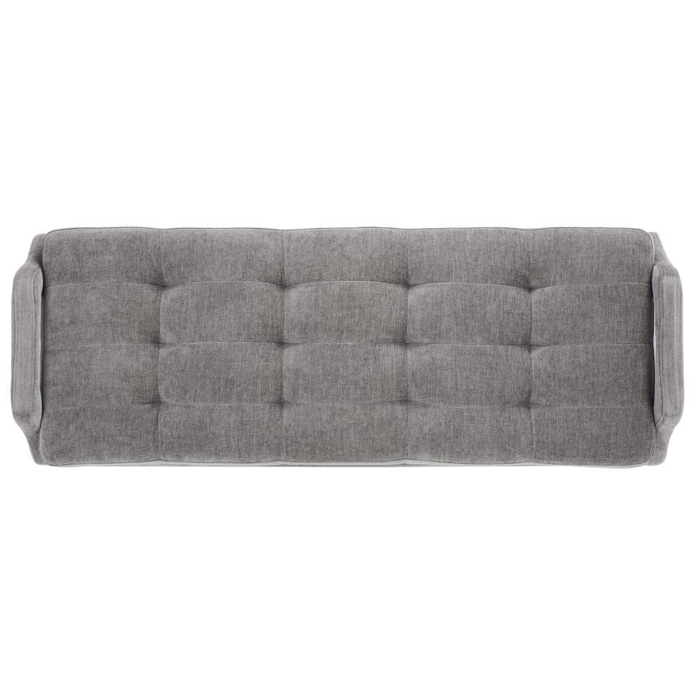Everdeen Bench  - Charcoal/Gold - Safavieh