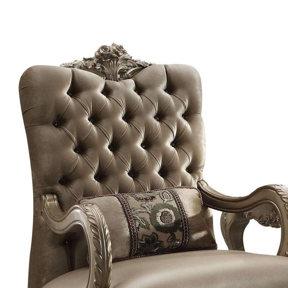 Andrew Home Studio Lole Velvet Armchair