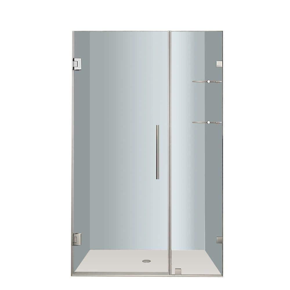 Nautis GS 43 x 72 Hinged Completely Frameless Shower Door