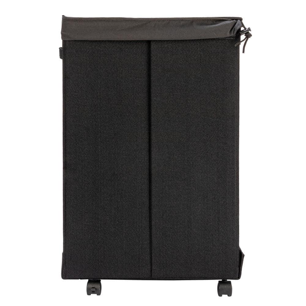 Household Essentials Rolling Laundry Hamper with Handles