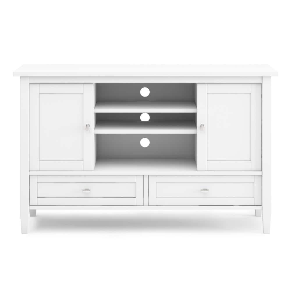 Simpli Home Warm Shaker SOLID WOOD TV Media Stand iFor TVs up to 50 inches