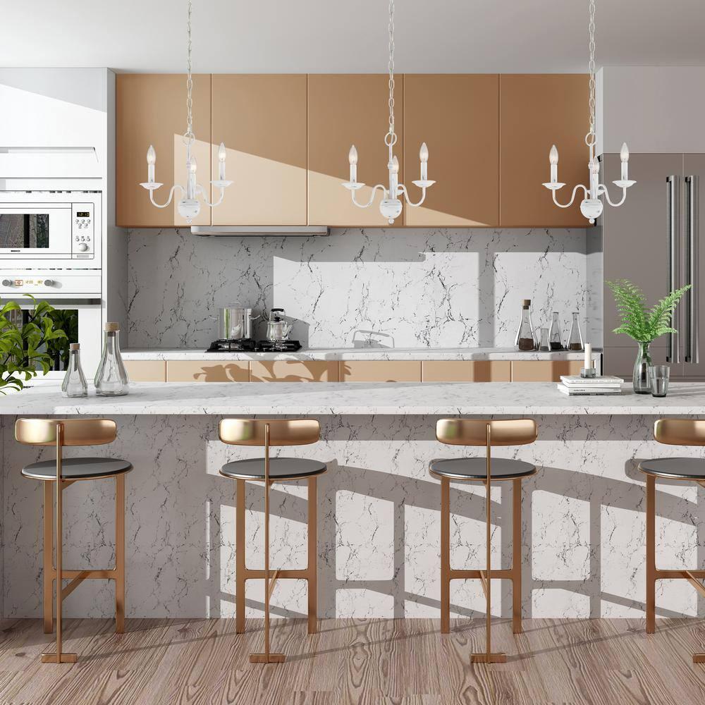 Livex Lighting Windsor 3 - Light Chandelier in  Antique White