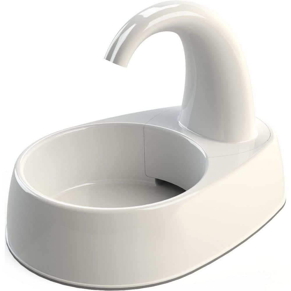 TRIXIE TRIXIE Curved Stream 84.5oz Drinking Fountain for Cats and Dogs, Large Water Fountain for Pets
