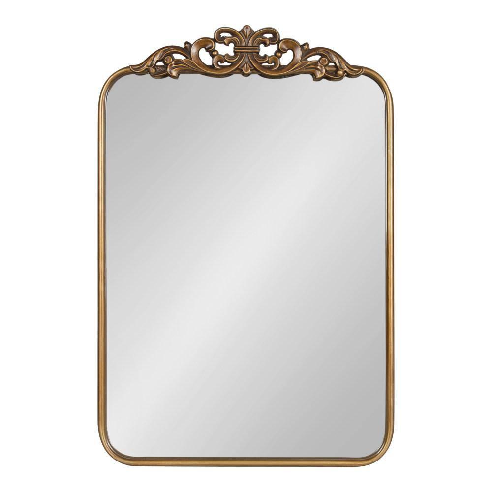 Kate and Laurel Laubry Ornate Framed Wall Mirror, 20x30, Gold