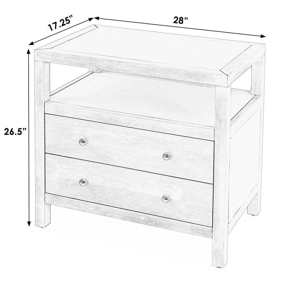 Nora 2-Drawer Nightstand