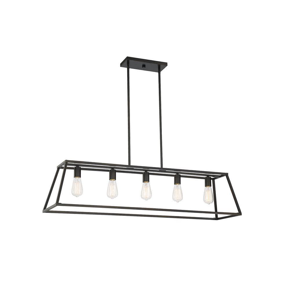 Clare 5 Light Metal Dimmable Kitchen Island Chandelier