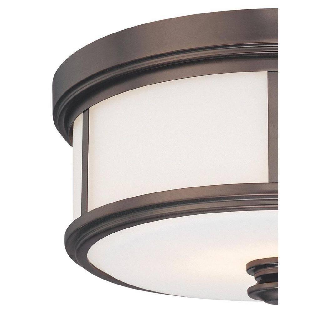 Harvard Court Glass Flush Mount