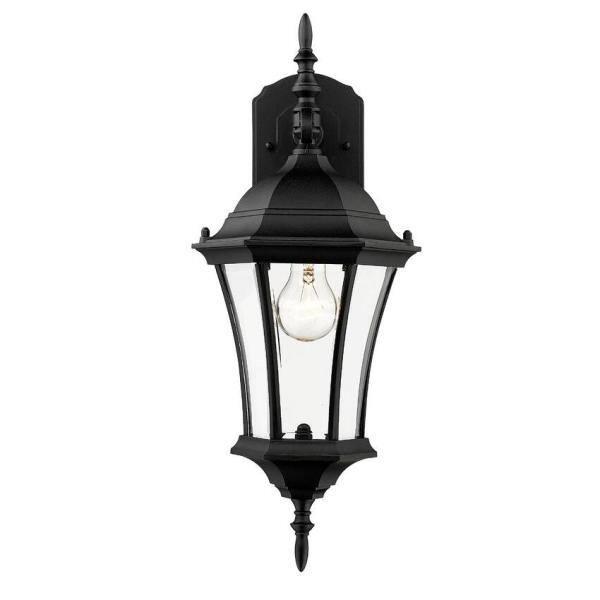 Z-Lite Wakefield Outdoor 1-Light Wall Sconce, Black