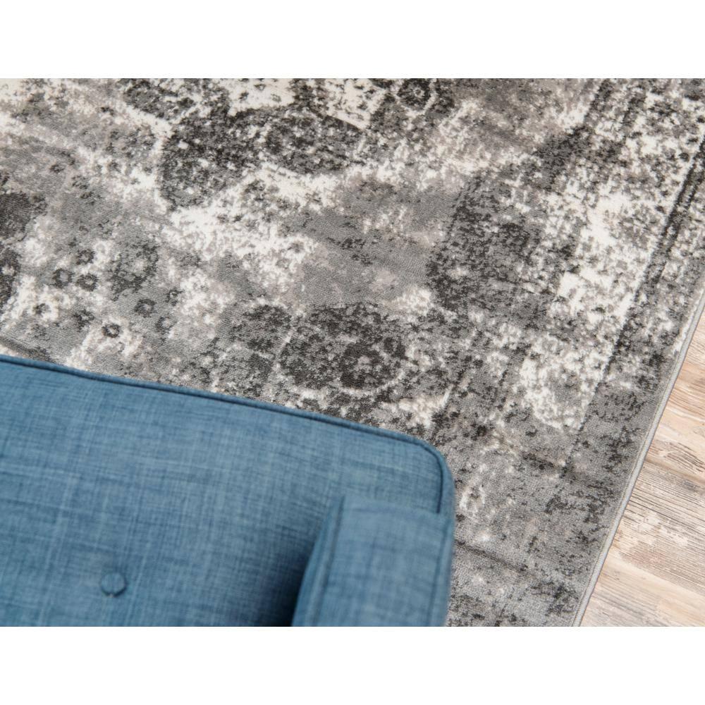 Unique Loom 9' 0 x 12' 0 Sofia Salle Garnier Gray Area Rug