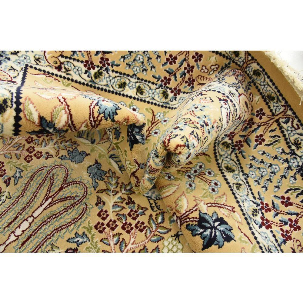 Unique Loom Narenj Collection Area Rug - Bristol (5' 1" x 8' Rectangle Beige/Blue)