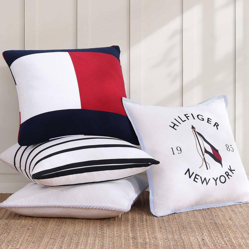 Tommy Hilfiger Flag Navy Throw Pillow | Wayfair