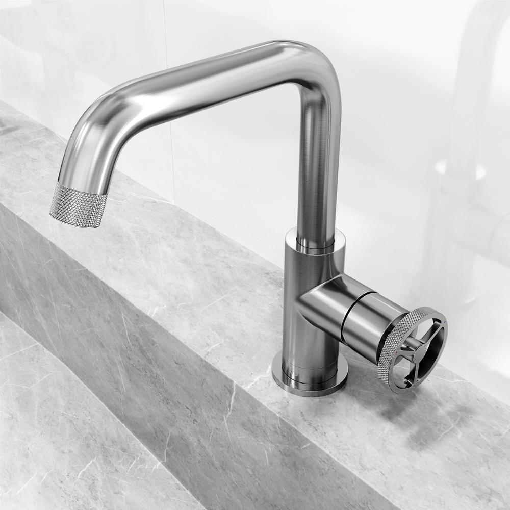 Cass 9" H Single Handle Single Hole Bathroom Faucet