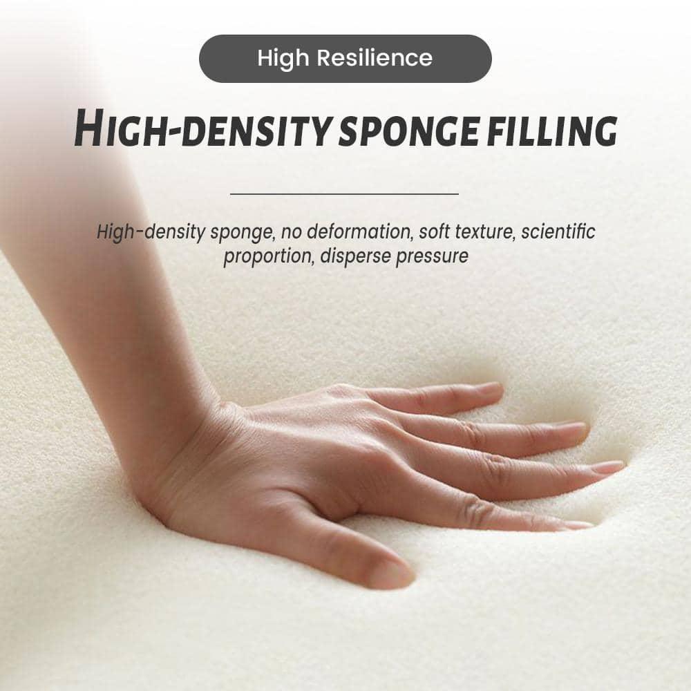 PARKWELL 2PCS Outdoor Wicker Ottoman Patio Rattan Furniture Metal Footrest Seat Square Footstool Patio Furniture w/ Gray Cushion