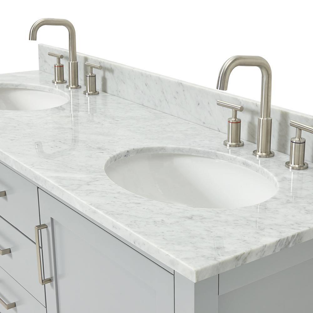 Ariel Bath Bayhill 61" Double Bathroom Vanity Set | Perigold